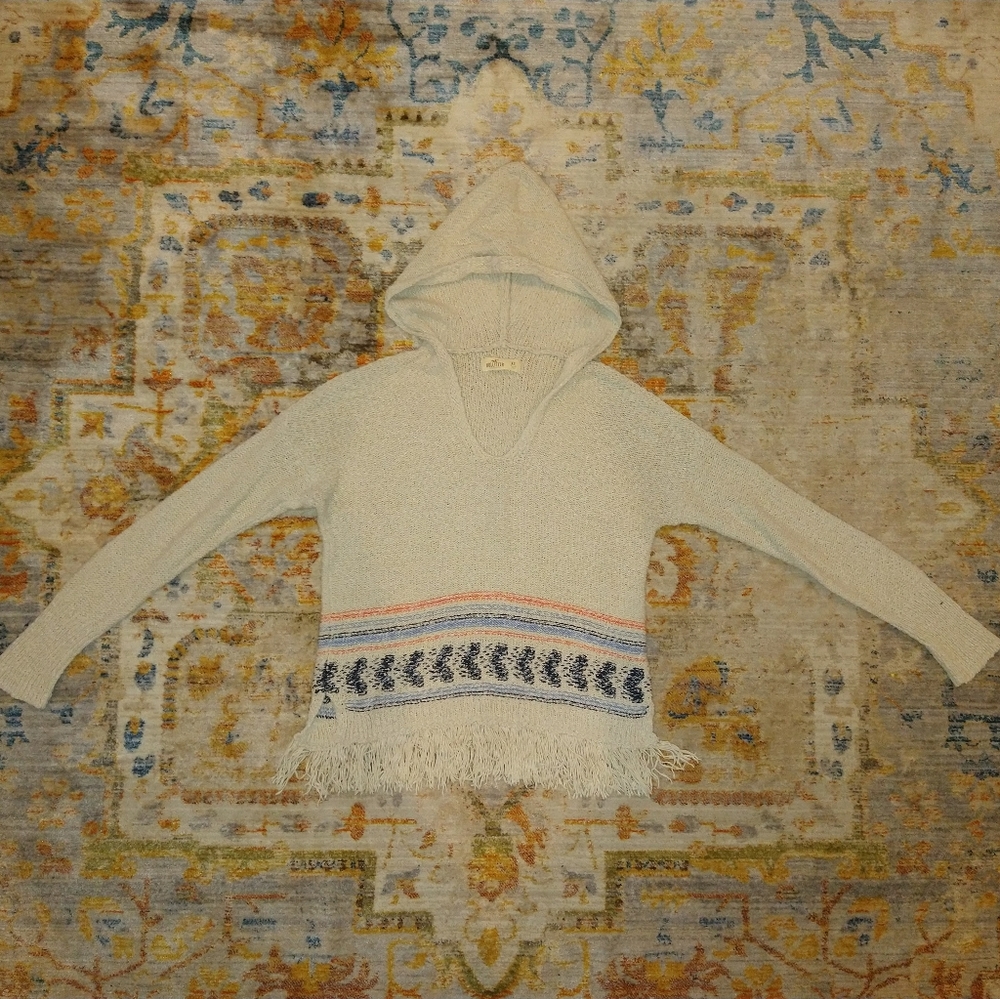 Hollister Bohemian Hoodie in Oatmeal